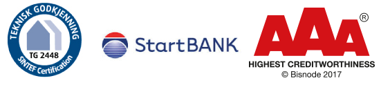 Teknisk Godkjenning sintef og StartBANK